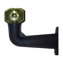 Umrissleuchte LED Superpoint rot/weiß. 90° gebogen. 24V