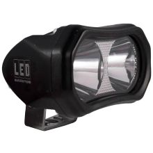 LED Autolamps Arbeitsscheinwerfer Ip67 2 X 3 Watt Bridgelux Led'S Kabel 400Mm 9/110 V 6 Watt 541 92 X 61 X 60Mm Blauer Spot Bei 12 Volt / 0,50A Bei 24 Volt / 0,20A Ce, Ece-R10 37 Lux@ 10M / 0,25 Lux@ 157M Blau 5 Grad Aluminium Schwarz Polycarbonat