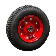 Narubb Luftreifen + Rad 4.80/4.00-8 S-2202 + 3.00D-8 Et0 Nl100 60 A3 Stahl Rot