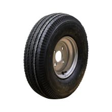 Duro Luftreifen + Rad 5.00-8 Hf-214 6Pr + 3.00Dx8 Et0 60/100/4 76 M Stahl Grau