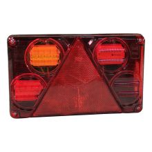WAS Rückleuchte 393 - LED 12V - 24V - Links 5 Pin'S Bajonett