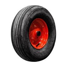 Kings Tire Luftreifen + Rad 16X6.50-8 V-3503 6Pr + 2.50Ax8 Et0 Rollenlager Ø25 Nl75 A3 Stahl Rot