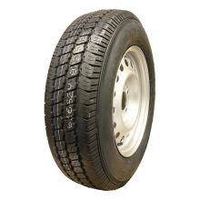 GT Radial Luftreifen + Rad 205 R14C Maxmiler Pro + 6Jx14H2 Et-5 161/205/6 109/107 P Stahl Grau