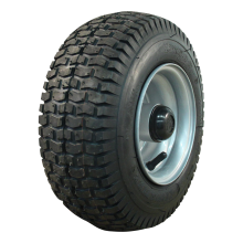 Kings Tire Luftreifen + Rad 13X5.00-6 V-3502 4Pr + 4.50Ax6 Et0 Kugellager Ø20 Nl88 52 A6 Stahl Silbergrau