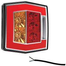 Fristom Kabel Rückleuchte 100Cm Led Universal Bremslicht Blinker Kennzeichenleuchte Neon-Rückleuchte Ip68 12/24 V Lavaflow