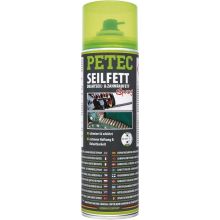 Petec Seilfett. Drahtseil- & Zahnradfett Spray. 500 ml