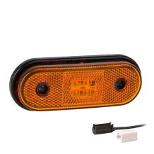 Fristom LED-Seitenmarkierungsleuchte Orange 1,5Mm² Stecker 12-36V Dc