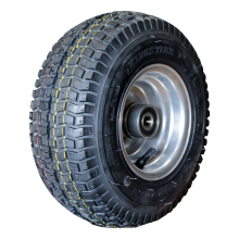Kings Tire Luftreifen + Rad 13X5.00-6 V-3502 4Pr + 4.50Ax6 Et0 Nl90 50 A6 Stahl Grau