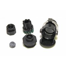 ABS-Stecker. 5-polig. 24 V-Schraubkontakt