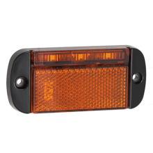 LED Autolamps Seitenmarkierungsleuchte Led 100X44X12 84Mm Orange 50Cm Kabel, Offenes Drahtende Ip67 12/24 V