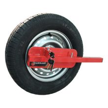 Doublelock Radkralle Compact Buffalo Red SCM Räder 13" bis 15" mit runden Belüftungslöchern