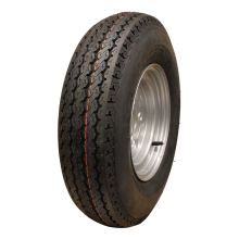 Kings Tire Luftreifen + Rad 4.00-10 Kt-715 6Pr + 3.50Bx10H2 Et23,5 60/100/4 71 N Stahl Silbergrau