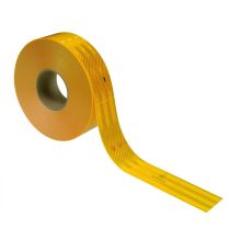 Reflektierende Konturmarkierung. Gelb 55Mm X 50M. Für Festaufbauten