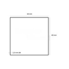 Aluminium Kastenprofil 30*30*3 / 40*40*2.5 ELOX Rohr Quadrat