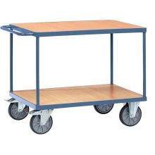 Tischwagen aus Stahlrohr 2 Ladeflächen L1000Xb700 mm