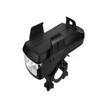 Fahrrad-Frontlicht mit Hupe und Smartphone