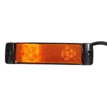 Umrissleuchte LED gelb, Kabel 0,75M, 12/24 V