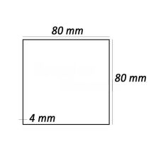 Stahlrohr-Kastenprofil | VK 60-64-80 mm, 4 mm Wandstärke Radius R14 Pro Meter!