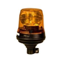 Rundumkennleuchte Ø133 12/24V mit flexiblem Rohrstutzen