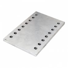 Novio Novio Montageadapter für runde 60-Stützradkonsole |  225x140x10 mm