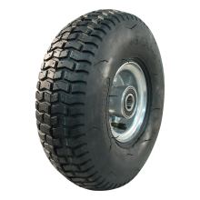 Kings Tire Luftreifen + Rad 11X4.00-4 S-2101 4Pr + 2.10-4 Et0 Kugellager Ø20 Nl75 42 A3 Stahl Silbergrau
