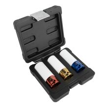 JBM Schlagnussset. 3-teilig. 1/2". 17. 19. 21 mm