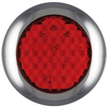 LED Autolamps LED-Nebelschlussleuchte mit Chromrand | 12-24V | 0,15M. Kabel
