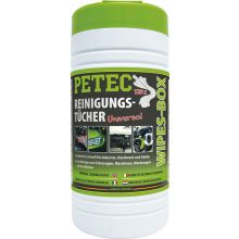 Petec Reinigungstücher Tücherbox. Inhalt 120 Stück