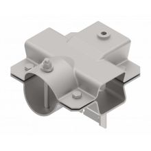 Knott Achs-Deichsel-Klemmschale VK 80 mm | Ø 102-VK100 | mit Tandem-Kabelhalter