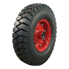 Kings Tire Luftreifen + Rad 6.00X9 V-2502 12Pr + 4.00E-9 Et0 Nl100 121 A5 Stahl Rot
