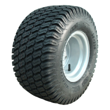 BKT Luftreifen + Rad 18X9.50-8 LG-306 ET-2 60/100/4 Stahl Silbergrau