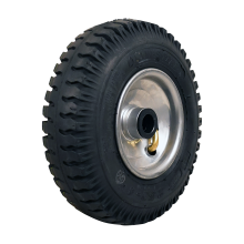 Kings Tire Luftreifen + Rad 2.50-4 V-6606 2Pr + 2.10X4 Et0 Rollenlager Ø20 Nl50 Stahl Silbergrau