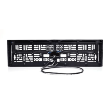 WAS Kennzeichenhalter + LED-Kennzeichenbeleuchtung 200cm Kabel mit offenem Ende 12-24V