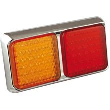 LED Autolamps LED-Kabel-Rückleuchte Universal | 188 x 100 x 28 mm | Bremslicht Blinker Rücklicht | 150mm | IP67 | 12/24 V | CE, ECE-R10 / R7 / R6