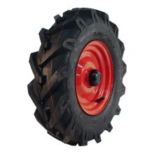 Kings Tire Luftreifen + Rad 4.80/4.00-8 (122/90-8) V-8501 4Pr + 2.50Ax8H2 Et-17 Nl88 44 A4 Stahl Rot