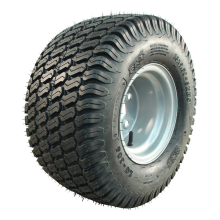 BKT Luftreifen + Rad 18X9.50-8 Lg-306 6Pr + 7.00Bx8H2 Et-2 60/100/4 87 A6 Stahl Silbergrau