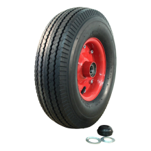 Narubb Luftreifen + Rad 5.00-8 S-7102 8PR | ET0 NL88 89 A4 Stahl Rot