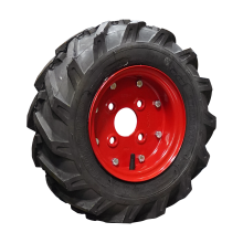 Kings Tire Luftreifen + Rad 4.80/4.00-8 (122/90-8) V-8501 4PR + 3.00D-8 Et0 60/100/4 44 A4 Stahl Rot
