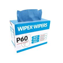 Wipex-Putztücher (ca. 23 x 42 cm) Pack.1X125 Tücher im Karton. blau