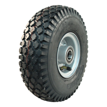 Kings Tire Luftreifen + Rad 4.10/3.50-4 V-6602 4Pr + 2.10-4 Et0 Kugellager Ø20 Nl75 56 15 Stahl Grau