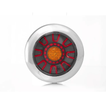 Fristom LED Darklook Rückleuchte Chrom
