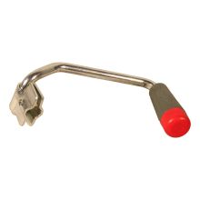 Simol Kurbel Für Stützrad Ø35-48Mm Handgriff Rot - Anthrazit