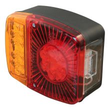 WAS Rückleuchte 475 - LED 12V - 24V - Universal 5 Pin'S Bajonett
