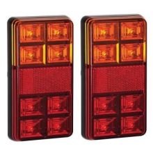 LED Autolamps Universal-Rückleuchte Aufbau Bremslicht Blinker