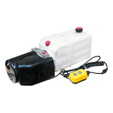 Novio Hydr. Kompaktaggregat DC12V-1.6KW 6L Kunststofftank Fernbedienung mit Kabel