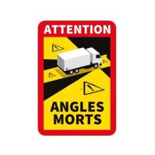 Toter-Winkel-Aufkleber Französisch Angles Morts