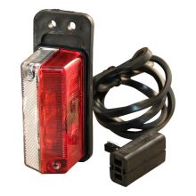 Radex Umrissleuchte 925/1 Rot / Weiß mit Halterung Kabel