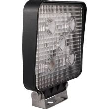 Tralert Arbeitsleuchte Ip68 5 X 3 Watt Bridgelux LED'S 400Mm Kabel Mit Deutsch-Stecker 9/33 V 15 Watt 1250 110 X 110 X 27,5Mm Breitstrahler Bei 12 Volt / 0,523A Bei 24 Volt / 0,338A Ce, Ece-R10 6 Lux@ 10M / 0,25 Lux@ 48M Weiß Graphen Schwarz Polycarbonat