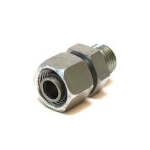Gerade Verschraubung mit Überwurfmutter. M16 x 1.5 / 12 mm Rohr