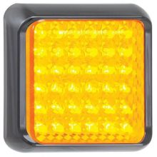 LED Autolamps LED-Blinkleuchte mit schwarzem Rand | 12-24V | 40Cm. Kabel
